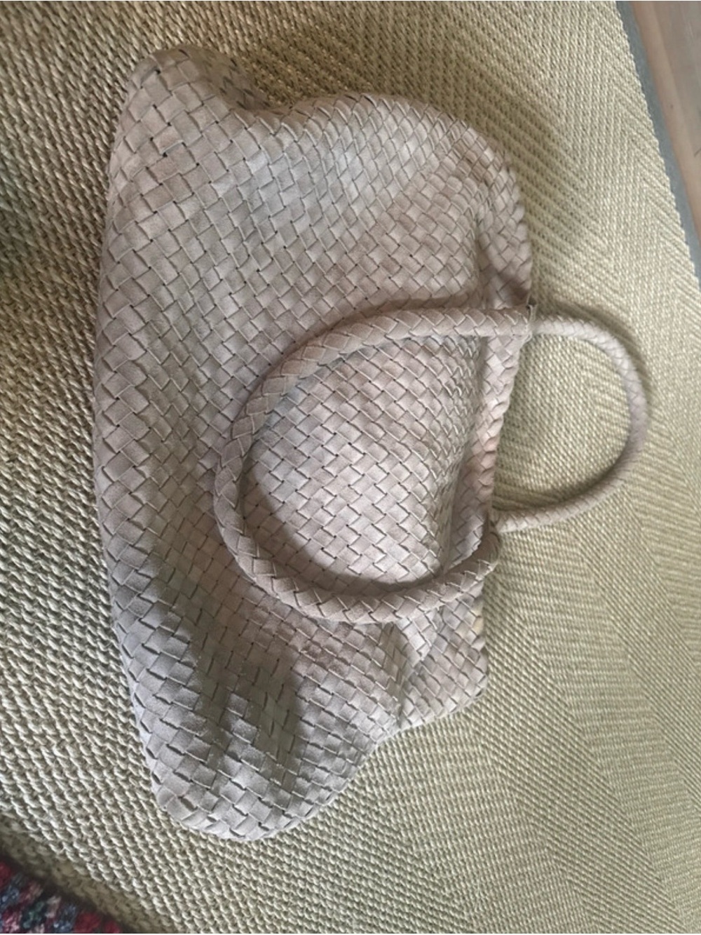 Milaner Elena 24 Woven Suede Tote